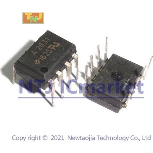 10 PCS HCPL-2631 DIP-8 HCPL2631 A 2631 High CMR Line Receiver Optocouplers