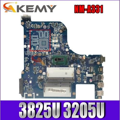 Akemy NM-A331 for Lenovo B70-80 G70-80 Z70-80 Z70-70 G70-70 B70-70 notebook motherboard Pentium CPU 3825U 3205U 100% test work