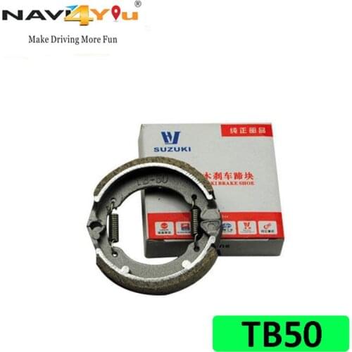 Wholesale electric vehicle accessories TB50 brake shoes,75mm front wheel drum brake pads for 80mm install size
