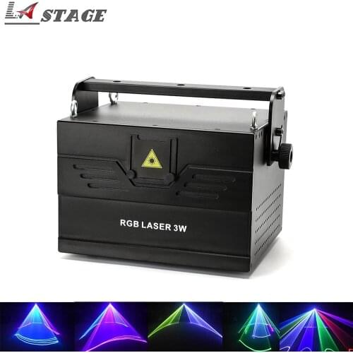 Free Shipping Hot Sales 30K 3w 4w 5w Colorful Laser Light Disco Laser Light Dmx Ilda Rgb Stage Laser Show