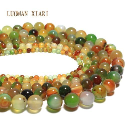 Wholesale AAA+ Mix Color Peacock Agat Natural Stone Beads For Jewelry Making DIY Bracelet Necklace 6/8/10/12 mm Strand 15