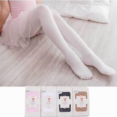 1 Pcs Kids Tights Stockings Opaque Girls Pantyhose Thin Knee Hight Socks Ballet Dance Kids Socks Trouser Baby Tights Leggings