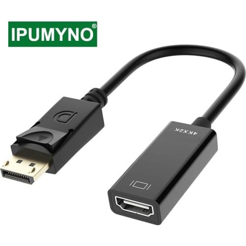 DP to HDMI 4K DisplayPort to HDMI Cable Male to female PC TV Mini Projector Projetor Television Monitor 1.4 For hp Laptop
