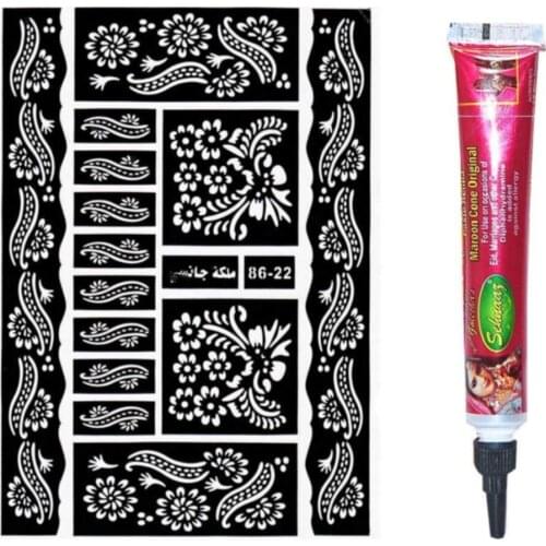 Indian henna Set-Indian henna & henna Pattern-06 хна для мехенди henna bride veil welon