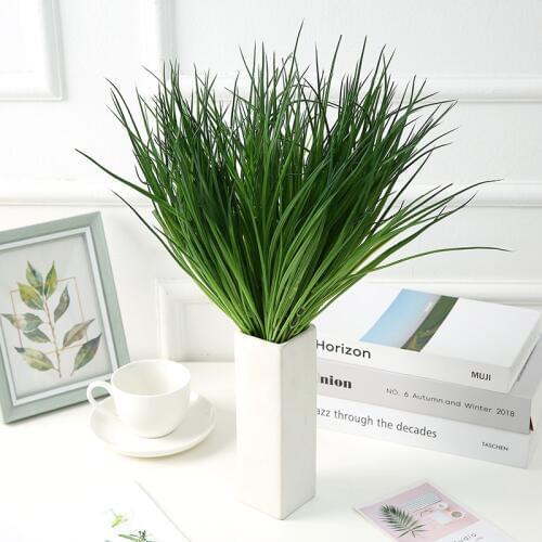 Plastic Grass Artificial Plants Green Grass Plastic plant decorative flowers Garden Home Fake plant Decoration artificial grass