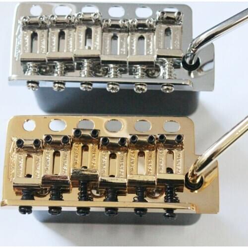 Korea ST guitar Wilkinson WV6 tremolo bridge + Bent Steel Saddles