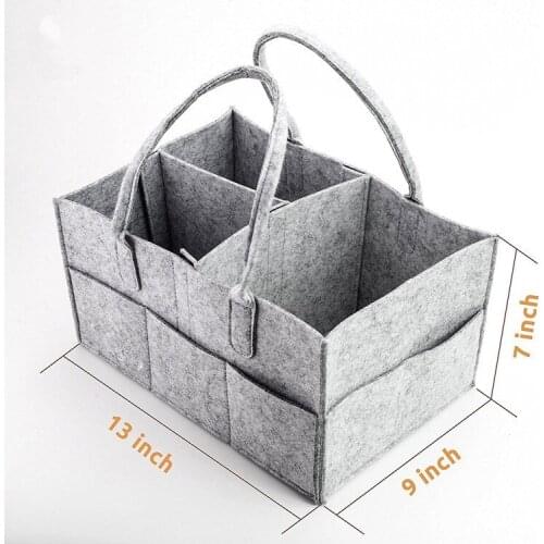 Multi functional felt bag travel cosmetic bag large capacity womens portable storage bag sundry storage bag