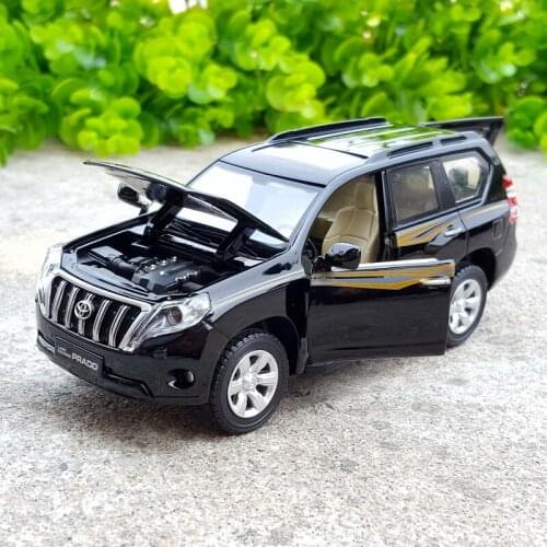 1: 32 Prado SUV Alloy Die Casting Model Simulation Off Road Vehicle Pull Back Vehicles Car Collection Toys For Children Gifts