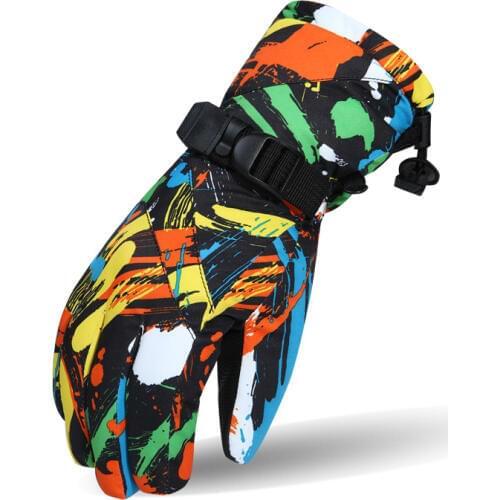 2019 New Winter Open Ski Gloves Snowboard Snow Rider Motorcycle Riding Mountain Windproof Waterproof Male Female Unisex