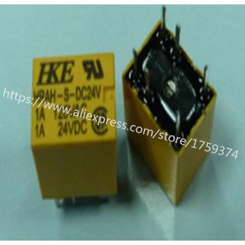 Wholesale 100pcs/lot HRAH-S-DC24V 1A 6feet relay