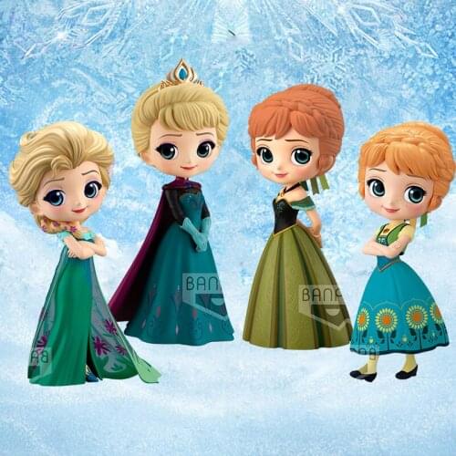 Genuine Frozen 2 Princess Aisha Anna Coronation Dress Doll Hand-made Model Decoration