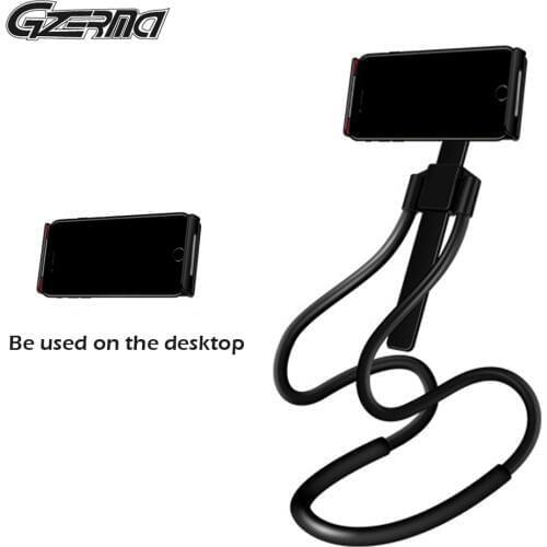 Universal Lazy Hanging Neck Mobile Phone Holder 360 Degree Rotation Flexible Support Bracket Stand For iPhone Tablet