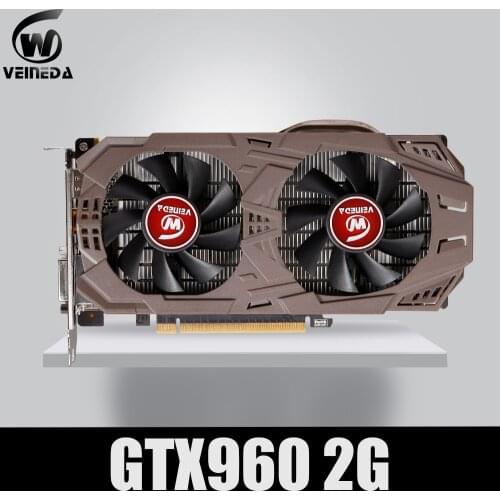 VEINEDA Graphics Cards GTX960 2G DDR5 128Bit PC Desktop video card PCI E 2.0 For nVIDIA Geforce Game Stronger than GTX 950