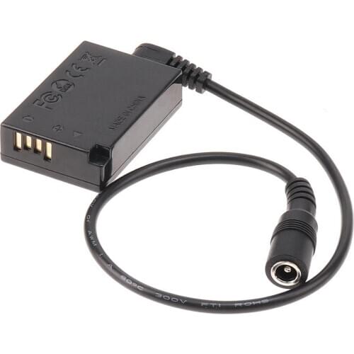 LP-E17 Dummy Battery Plate DC Couple 5.5*2.1mm Cable For Canon EOS M3 M5 M6