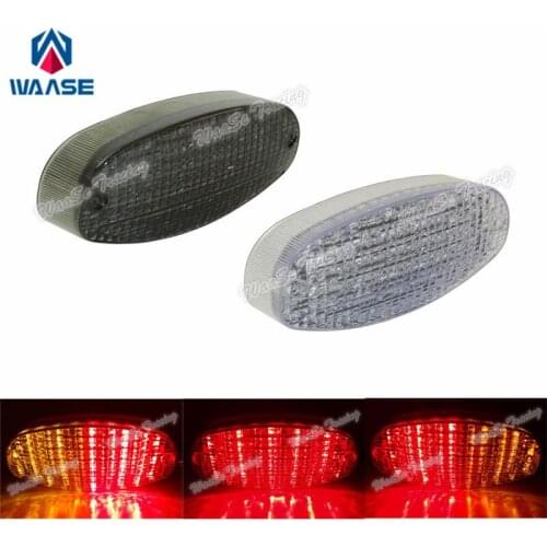 Waase For Yamaha YZF 600 600R 1997 1998 1999 2000 2001 2002 2003 -2007 E-Mark Tail Light Brake Turn Signals Integrated LED Light