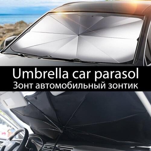 Car Sun Shade Protector Parasol Auto Front Sunshade Window Covers Interior Windshield Cover Protection Windscreen Accessories