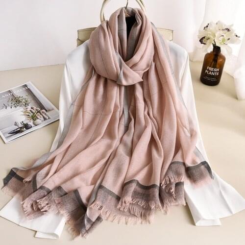 2019 Women Cashmere Scarf Cachecol Pashmina Foulard Femme Shawls Scarves Luxury Brand Poncho Echarpe Scarfs Bandana Hijab Cape
