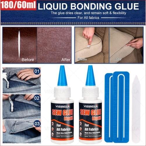 Liquid Instant Fabric Sew Glue Leather Sew Glue Kit Secure Fast Drying Glue Liquid Sewing Ultra-stick Stitc Supplies Adhesives