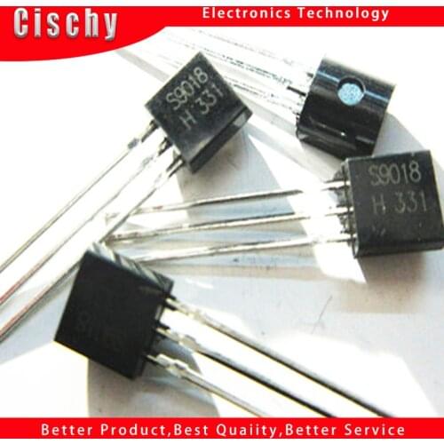 100PCS S9018 TO-92 9018 TO92 new triode transistor