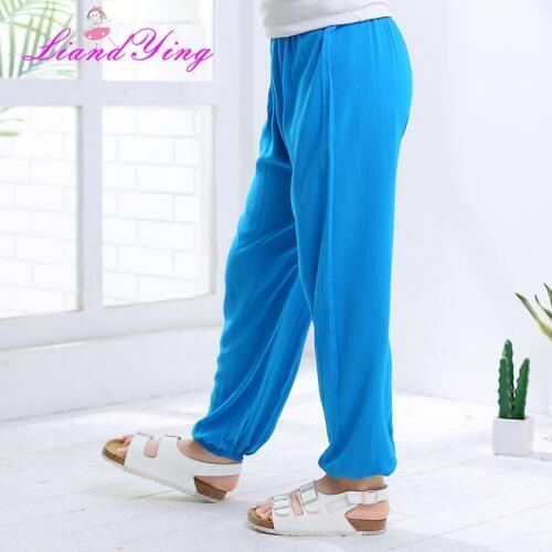 2020 Kids Spring Clothes Girls Trousers Children Pants for Boys Harem Pants Solid Colors Red Blue Grey Green Pants