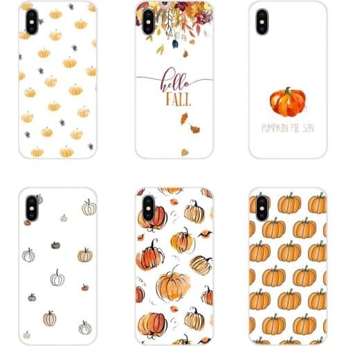 Accessories Phone Cases Covers Pumpkin happy fall Autumn For Xiaomi Mi4 Mi5 Mi5S Mi6 Mi A1 A2 A3 5X 6X 8 CC 9 T Lite SE Pro