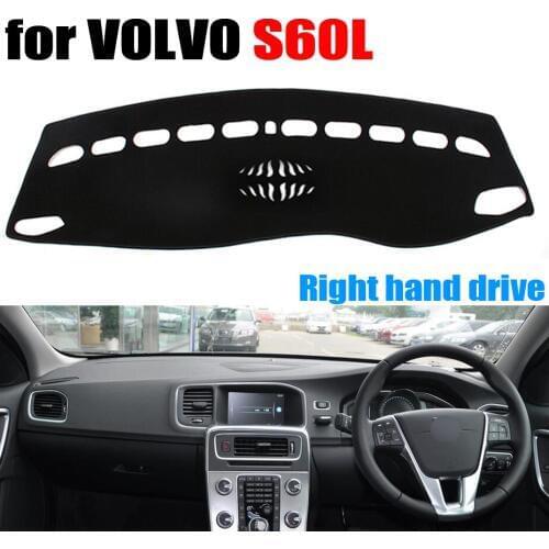 Car dashboard covers mat for VOLVO S60L 2014 2015 years Right hand drive dashmat pad dash cover auto dashboard accessories