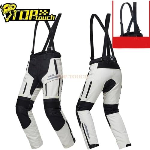 NERVE Anti-Fall Motorcycle Pants Waterproof Motocross Pants Wearable Moto Jeans Riding Jeans Motorcycle Jeans Removable Strap