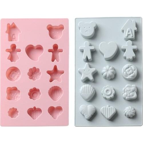 Boys Girls Shape Epoxy Silicone Mould DIY Cake Decoration Tool for Fondant Gummy Chocolate Candy Baking Tools for Cakes