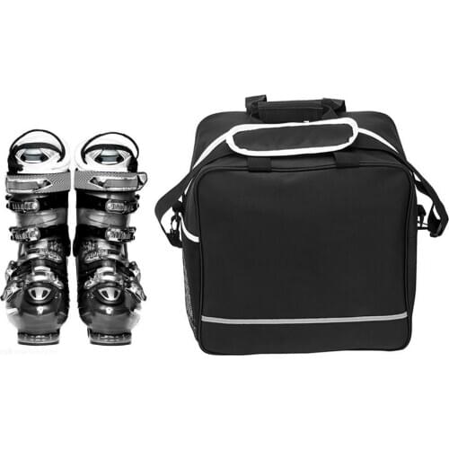 2Pcs/Set Polyester Wear-resistant Waterproof Snowboard Board Pouch Ski Boot Bag for Skiing Hiking Skating