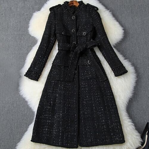 KMETRAM 2020 Autumn Winter Jacket Women Fashion Woolen Coat Female Jacket Elegant Long Jackets Windbreaker Manteau Femme MY4523
