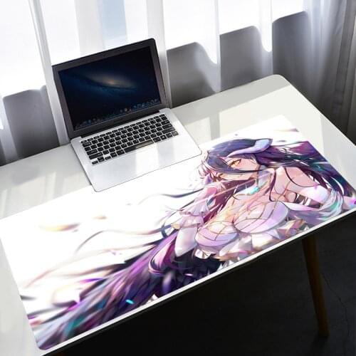 Overlord Mouse Pad Gamer Keyboard Desk Mat Xxl Gaming Accessories Mousepad Large Anime Computer Mouse Mat Gamer Girl Mause Pad