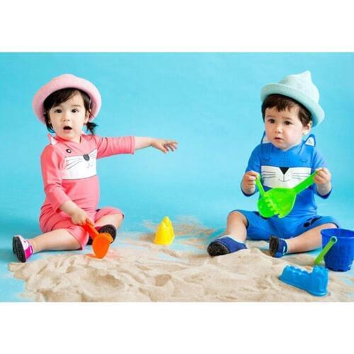 Baby Boy Swimsuit Kids Boys Swimming Bathing Swimwear One-Piece Children Boys Swimsuits Lovely Sunscreen Clothes Cartoon