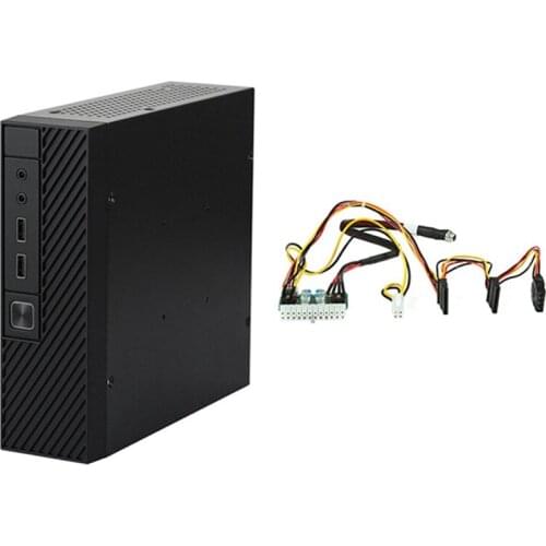M06 ITX Computer Case+150W 12V Power Board HTPC Case Mini ITX Case HTPC Chassis Industrial Control ITX Enclosure