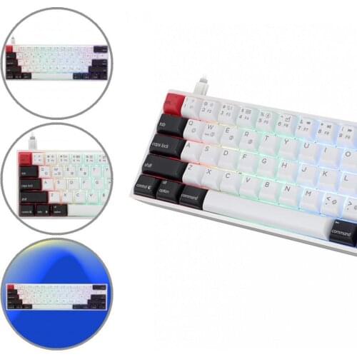 Long Lifespan Ergonomic Design Desktop Game Backlit Mechanical Keyboard for Home