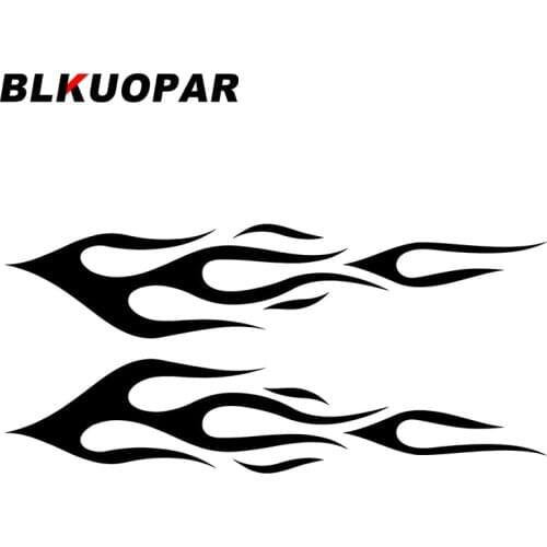 BLKUOPAR for Tribal Flame Car Stickers Simple Scratch-Proof Decals Waterproof Graffiti Die Cut Windows Helmet RV Decor Car Goods