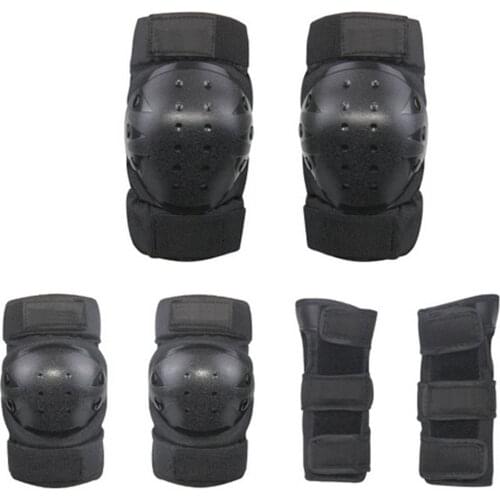 6PCS Knee Pad Elbow Wrist Pads Protective Guards Set Multifunctional Protective Gear For Kids/Adults Roller Skating Cycling