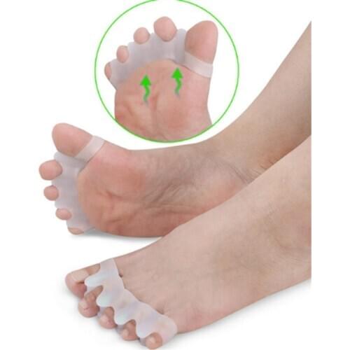 New Arrivals Foot Care Gel Bunion Protector Silicone Gel Hallux Valgus Correction Toe Separators Orthopedic Straightener