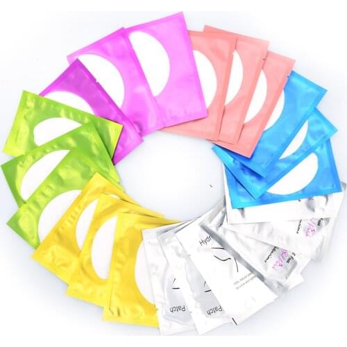 50/100Pairs Eye Patch Lash Extension Eye Gel Patches Pads Lash Under Eye Eyelash Pads Lashes Extension Supplies Makeup