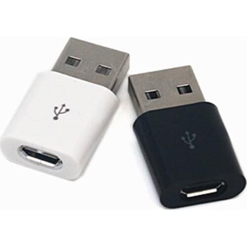 Micro Female To USB Male Converter Adapter 2 Colors For Android Phone Lightweight Connector Perfect Compatible High Quality
