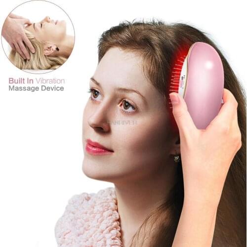 Portable Electric Ion Hair Brush Mini Hair Brush Comb Massager Portable Electric Ion Hair Brush Takeaway Mini Hair Brush Comb