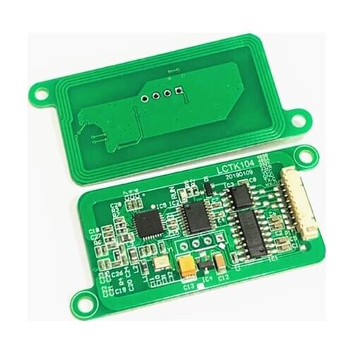 RFID RF card reader RS485 swipe card module 13.56MHz serial port IC inductive reader RS232 RF module I2C communication