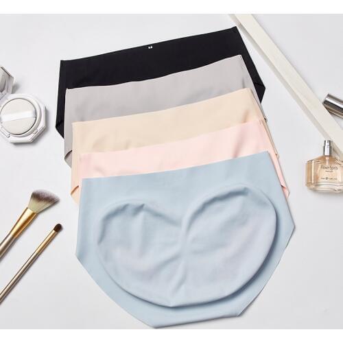 Sexy underwear women Seamless bag hip Ultra thin love peach design concept panties woman 3D anti-pinch majtki damskie bragas