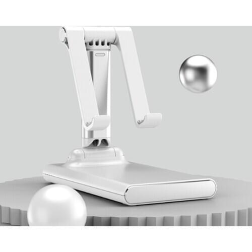 Folding Metal Telescopic Tablet Stand Holder Portable Foldable Lazy Desktop Mobile Phone Stand Holder Metal Desktop Tablet