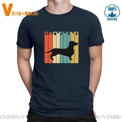 Standard Dachshund Shirt Retro Vintage Cool Wiener Dog Weenie Mama Funny Dackel Gift Puppy Pet Lover Owner Men Teckel T-Shirts