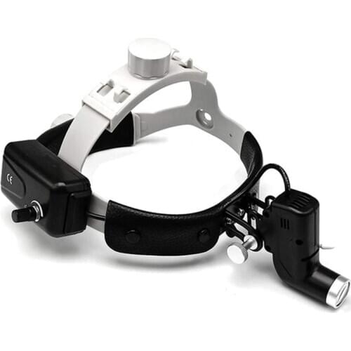 5W LED Headlamp Medical Headlight Dental Surgical Head Light Focusable Light Spot with Rechargeable Battery