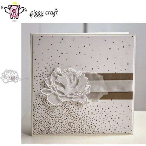 Piggy Craft metal cutting dies cut die mold Flower decoration Scrapbook paper craft album card punch knife art cutter die