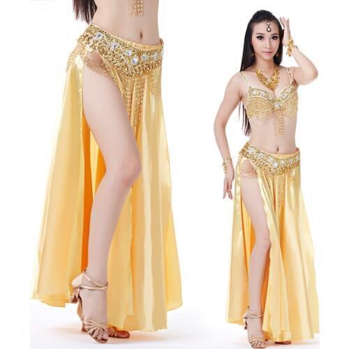 BELLYQUEEN New High Quality New Bellydancing Skirts Training Dress Or Performance Indian Dress Belly Dance Skirt Costume