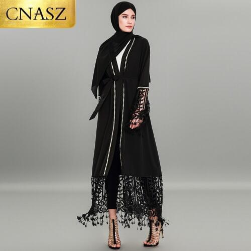 Islamic abaya dress Arab ladies kaftan Malaysia cheaper hot sale fall sexy Dress lace model