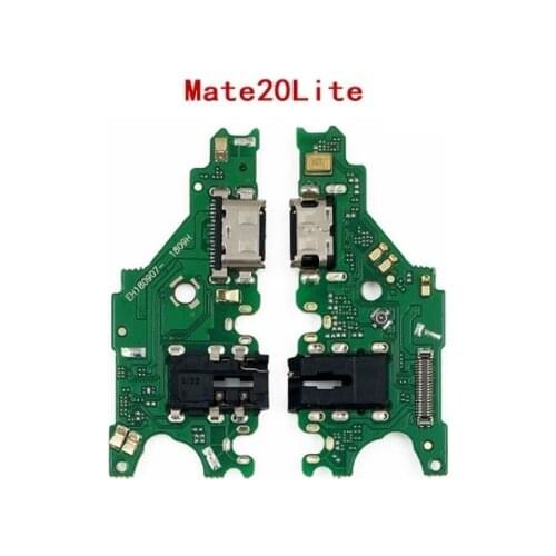 10PCS For Huawei Mate 20 Lite mate20 lite USB Charging Port Dock Plug Connector Charge Board Earphone Audio Jack Flex Cable