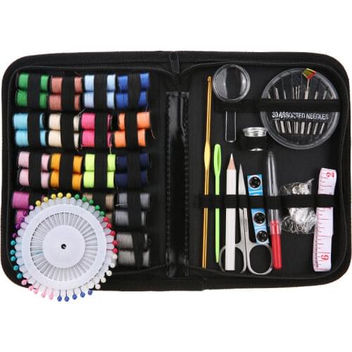 128pcs Portable Sewing Kit Home Travel Emergency Thread Needle Tape Set Household DIY Embroidery Needle Thread Supplies